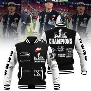 Seattle Seahawks Super Bowl LX Champions Limited Edition Baseball Jacket