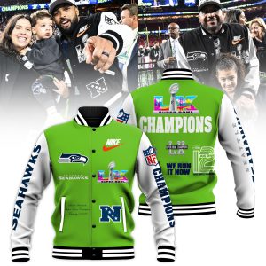 Seattle Seahawks Super Bowl LX Champions Limited Edition Baseball Jacket