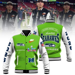 Seattle Seahawks Super Bowl LX Champions Limited Edition Baseball Jacket