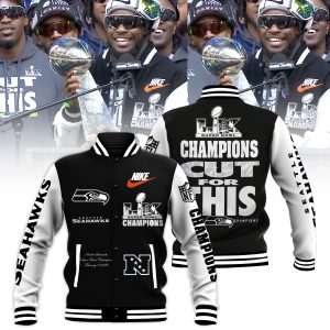 Seattle Seahawks Super Bowl LX Champions Limited Edition Baseball Jacket