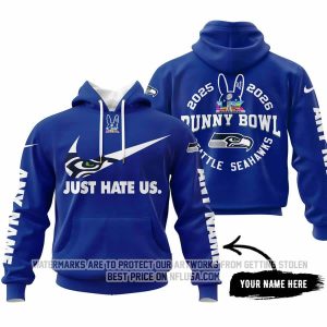 Bunny Bowl - Just Hate Us - Seattle Seahawks - Hoodie