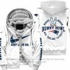Bunny Bowl - Just Love Us - New England Patriots - Fleece Zip Hoodie
