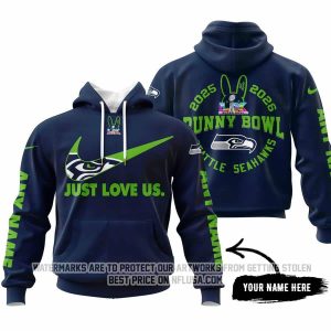 Bunny Bowl - Just Love Us - Seattle Seahawks - Hoodie