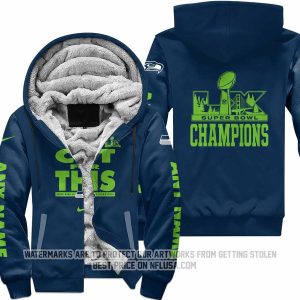 Cut For This - Seattle Seahawks - Fleece Zip Hoodie