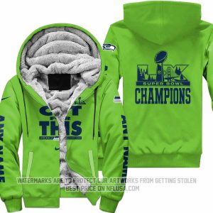 Cut For This - Seattle Seahawks - Fleece Zip Hoodie