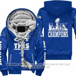 Cut For This - Seattle Seahawks - Fleece Zip Hoodie