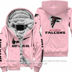 Just Love Us - Atlanta Falcons - Fleece Zip Hoodie