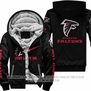 Just Love Us - Atlanta Falcons - Fleece Zip Hoodie