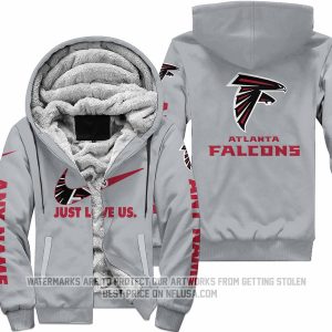 Just Love Us - Atlanta Falcons - Fleece Zip Hoodie
