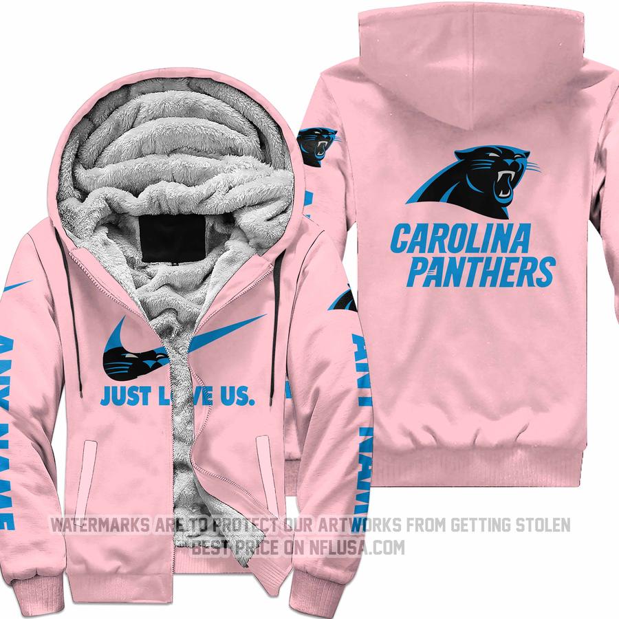 Just Love Us - Carolina Panthers - Fleece Zip Hoodie