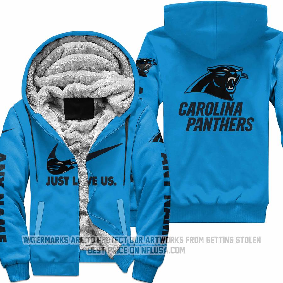 Just Love Us - Carolina Panthers - Fleece Zip Hoodie