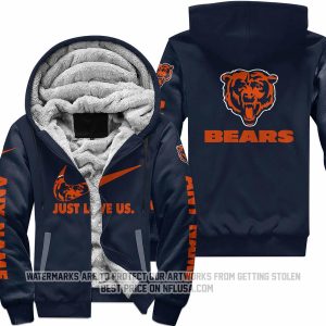 Just Love Us - Chicago Bears - Fleece Zip Hoodie