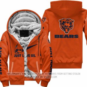 Just Love Us - Chicago Bears - Fleece Zip Hoodie