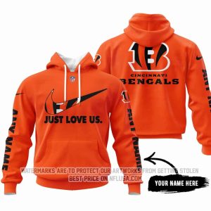 Just Love Us - Cincinnati Bengals - Hoodie