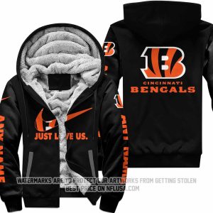 Just Love Us - Cincinnati Bengals - Fleece Zip Hoodie