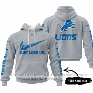 Just Love Us - Detroit Lions - Hoodie