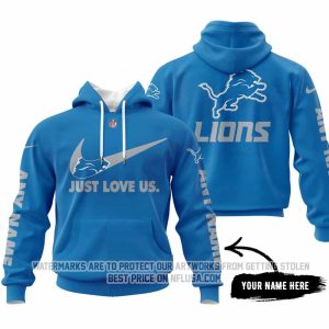 Just Love Us - Detroit Lions - Hoodie