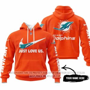 Just Love Us - Miami Dolphins - Hoodie