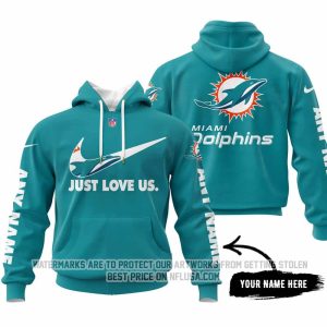 Just Love Us - Miami Dolphins - Hoodie