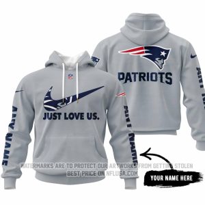 Just Love Us - New England Patriots - Hoodie