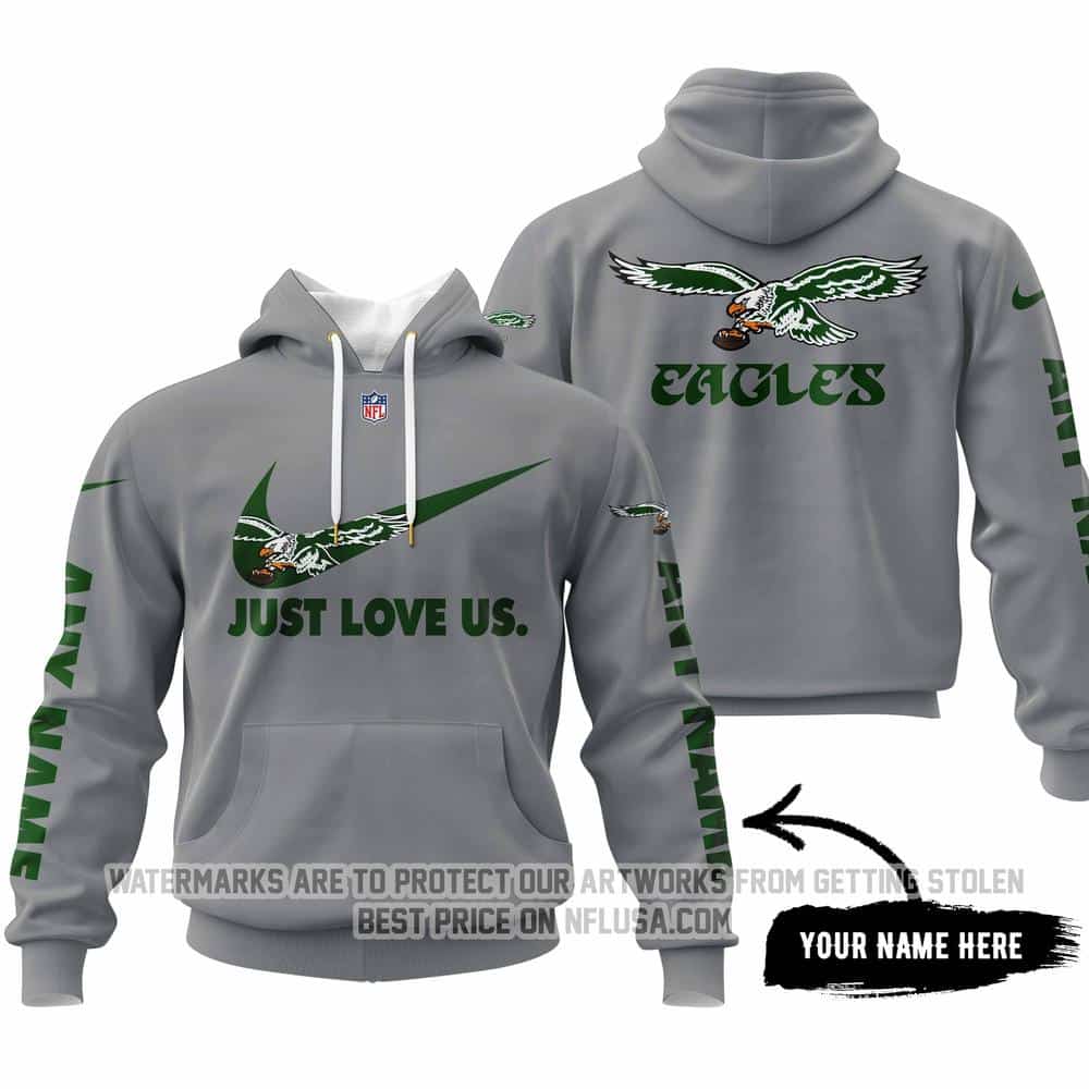 Just Love Us - Philadelphia Eagles 1987 - Hoodie