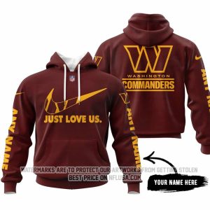 Just Love Us - Washington Commanders - Hoodie