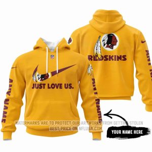 Just Love Us - Washington Redskins - Hoodie