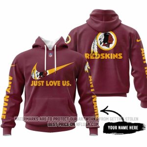 Just Love Us - Washington Redskins - Hoodie