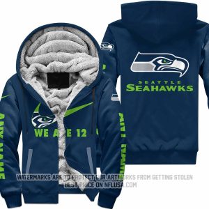 We Are 12 - Seattle Seahawks - Fleece Zip Hoodie