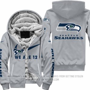We Are 12 - Seattle Seahawks - Fleece Zip Hoodie