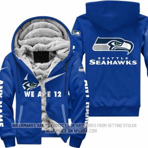 We Are 12 - Seattle Seahawks - Fleece Zip Hoodie