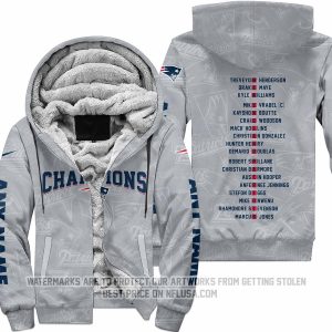 Limited Edition - New England Patriots - Fleece Zip Hoodie