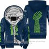 Limited Edition - We Are 12 - Seattle Seahawks - Fleece Zip Hoodie