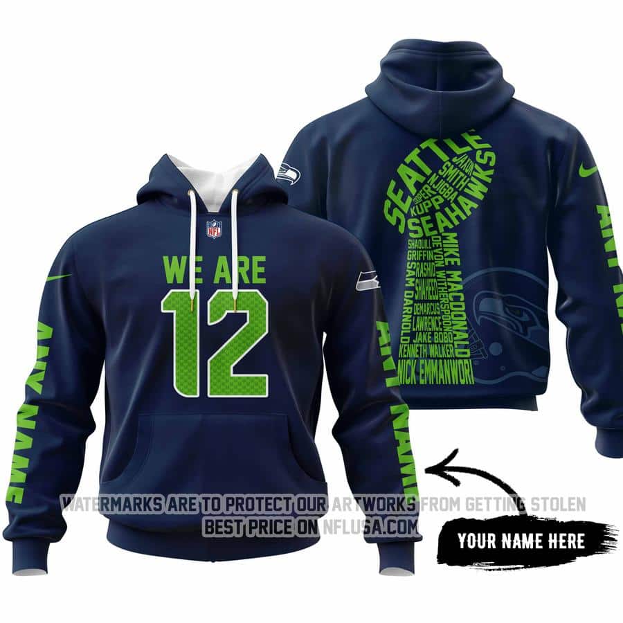 Limited Edition - We Are 12 - Seattle Seahawks - Hoodie