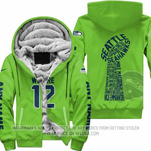 Limited Edition - We Are 12 - Seattle Seahawks - Fleece Zip Hoodie