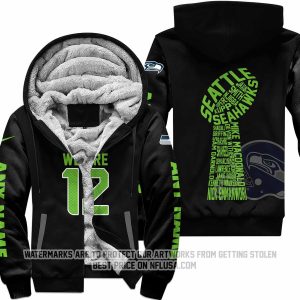 Limited Edition - We Are 12 - Seattle Seahawks - Fleece Zip Hoodie