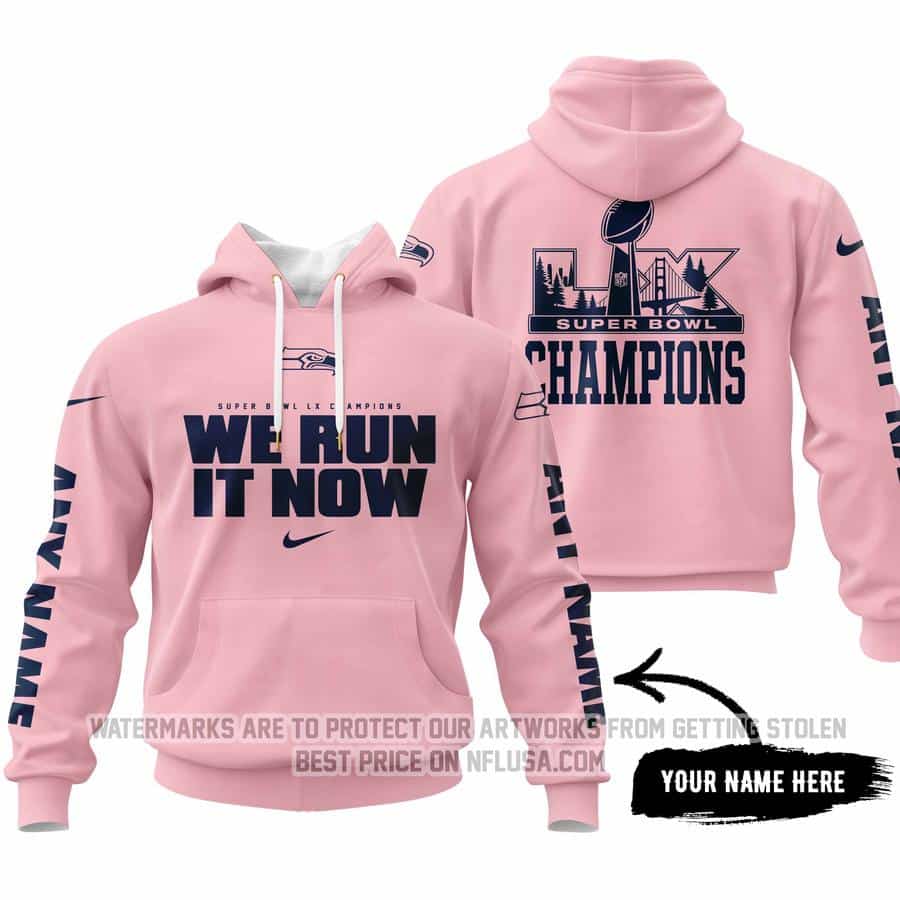 Seattle Seahawks Super Bowl LX Champions - Hoodie
