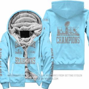 Seattle Seahawks Super Bowl LX Champions Locker Room Trophy - Baby Blue