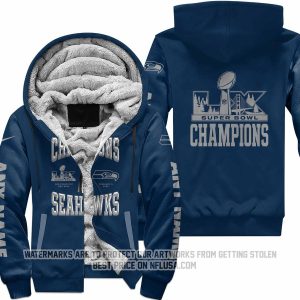 Seattle Seahawks Super Bowl LX Champions Locker Room Trophy - College Navy