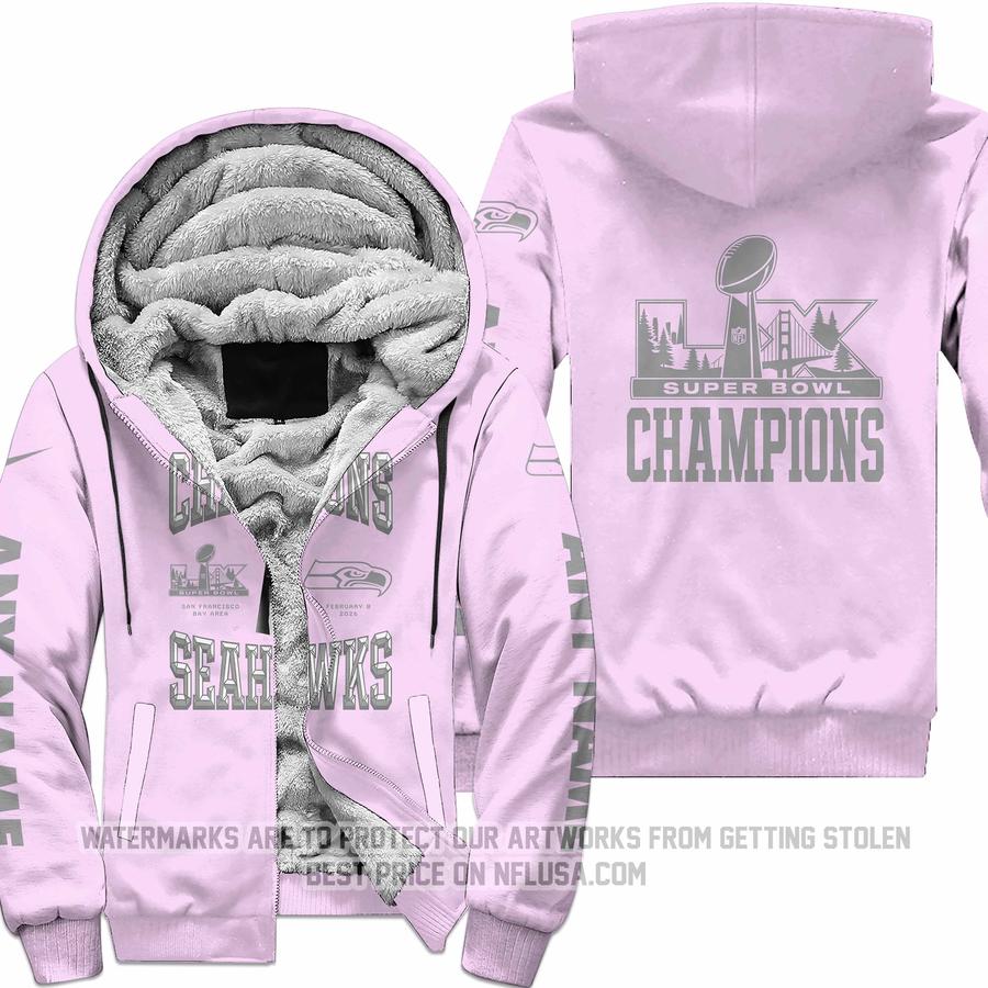 Seattle Seahawks Super Bowl LX Champions Locker Room Trophy - Fondant Pink