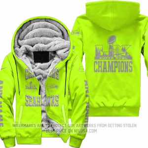 Seattle Seahawks Super Bowl LX Champions Locker Room Trophy - Neon