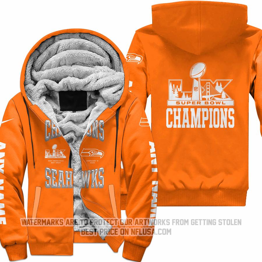 Seattle Seahawks Super Bowl LX Champions Locker Room Trophy - Orange