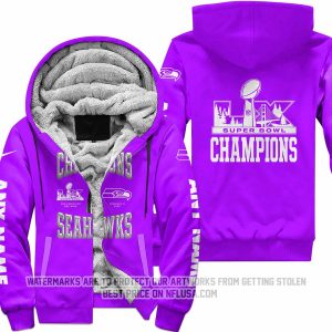 Seattle Seahawks Super Bowl LX Champions Locker Room Trophy - Purple