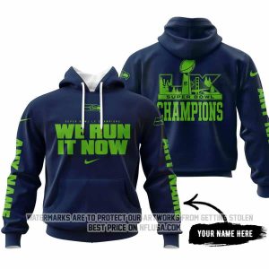 Seattle Seahawks Super Bowl LX Champions - Hoodie
