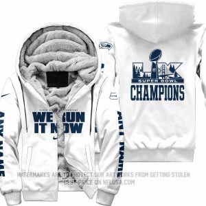 Seattle Seahawks Super Bowl LX Champions - Fleece Zip Hoodie