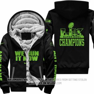Seattle Seahawks Super Bowl LX Champions - Fleece Zip Hoodie