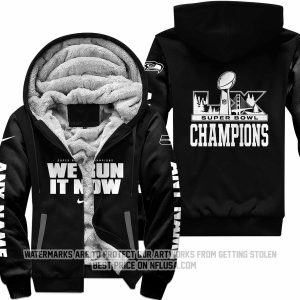Seattle Seahawks Super Bowl LX Champions - Fleece Zip Hoodie