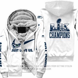 Seattle Seahawks Super Bowl LX Champions Locker Room Trophy - Fleece Zip Hoodie