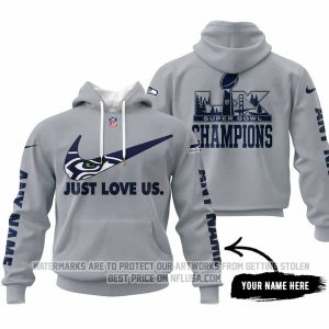 Seattle Seahawks Super Bowl LX Champions Locker Room Trophy - Hoodie