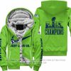 Seattle Seahawks Super Bowl LX Champions Locker Room Trophy - Fleece Zip Hoodie